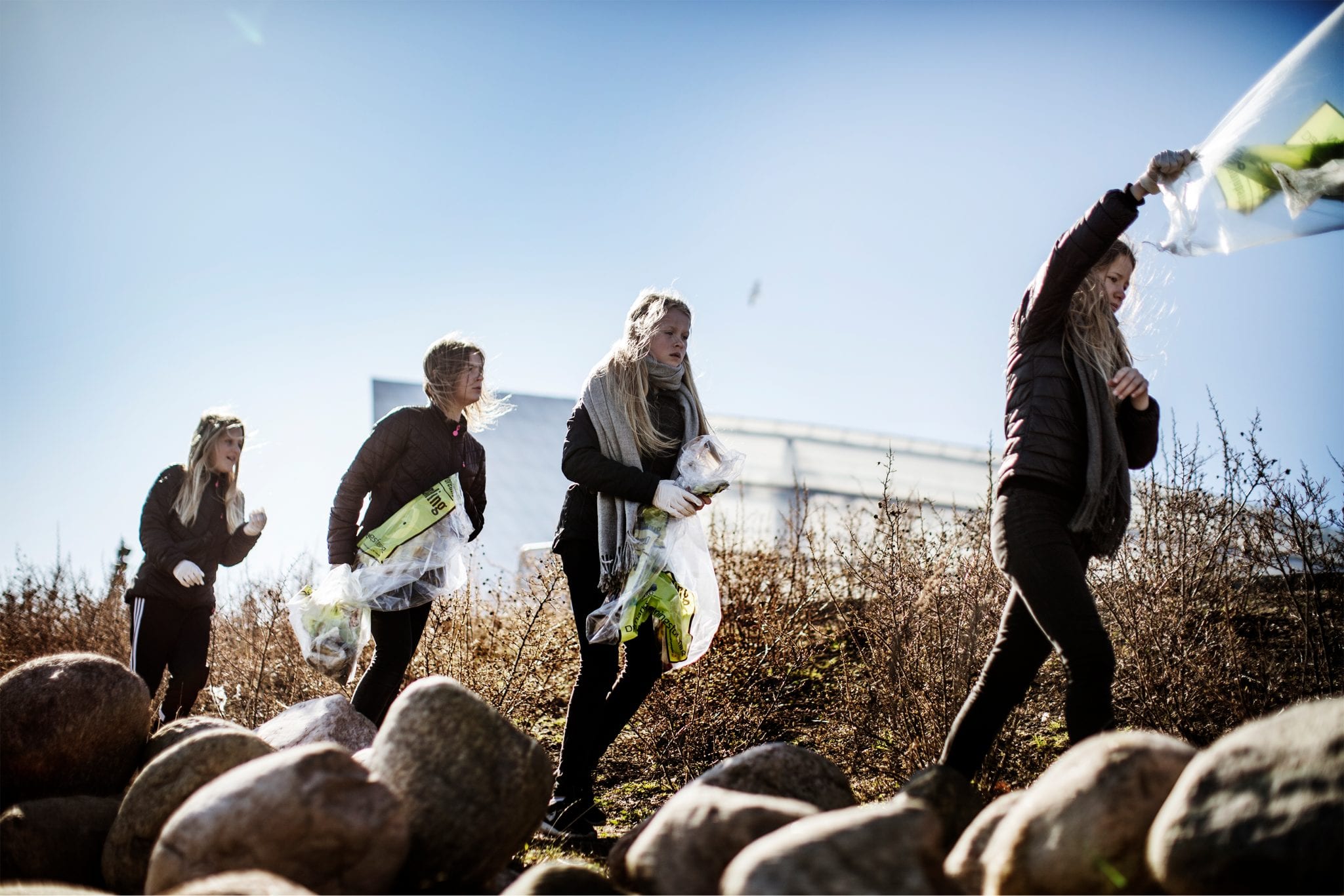 Eleverne bestemte dagsordenen: Middelfarts elever rydder op – sammen