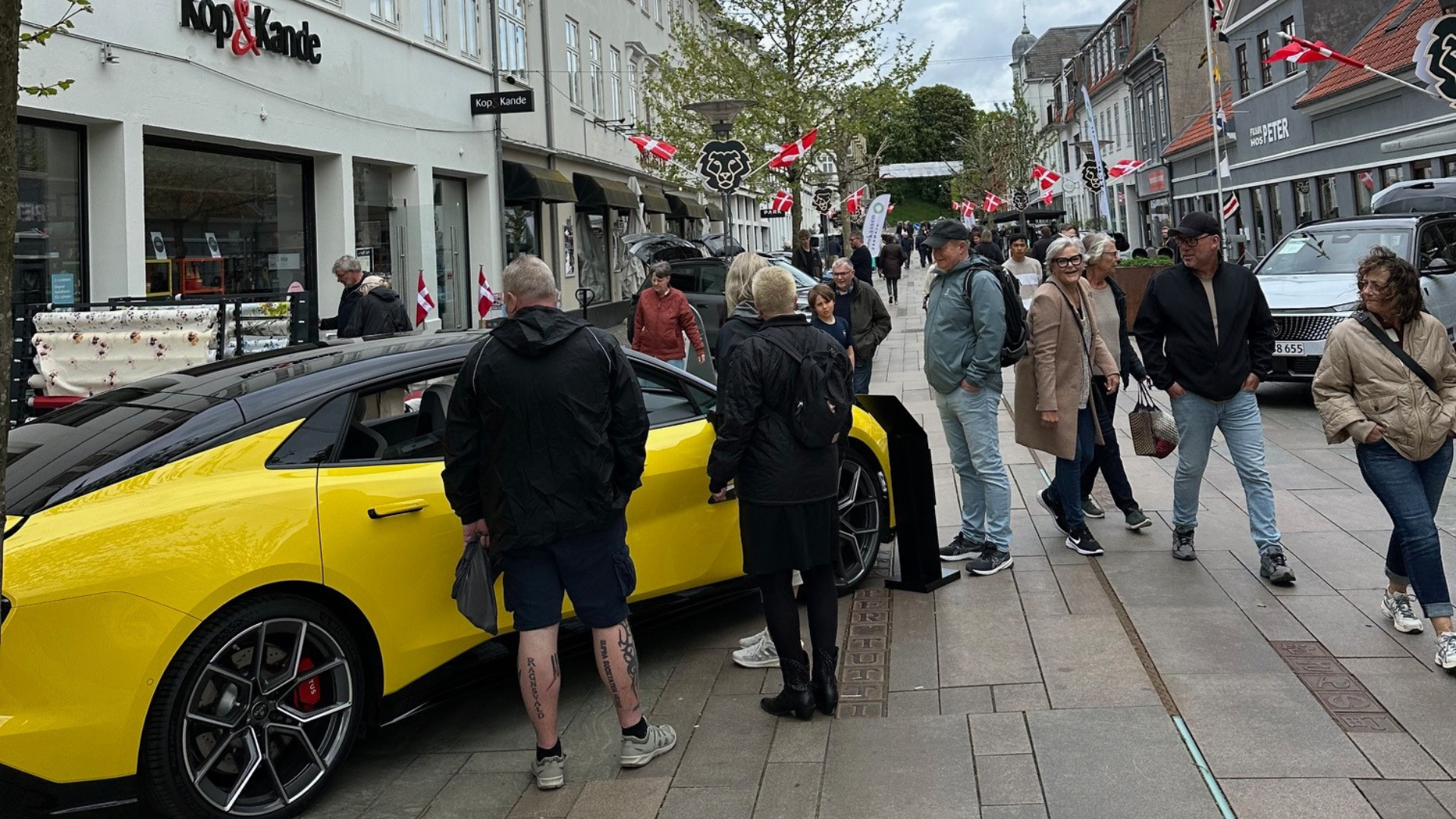 Grøn bilfest fyldte Fredericias gader med liv