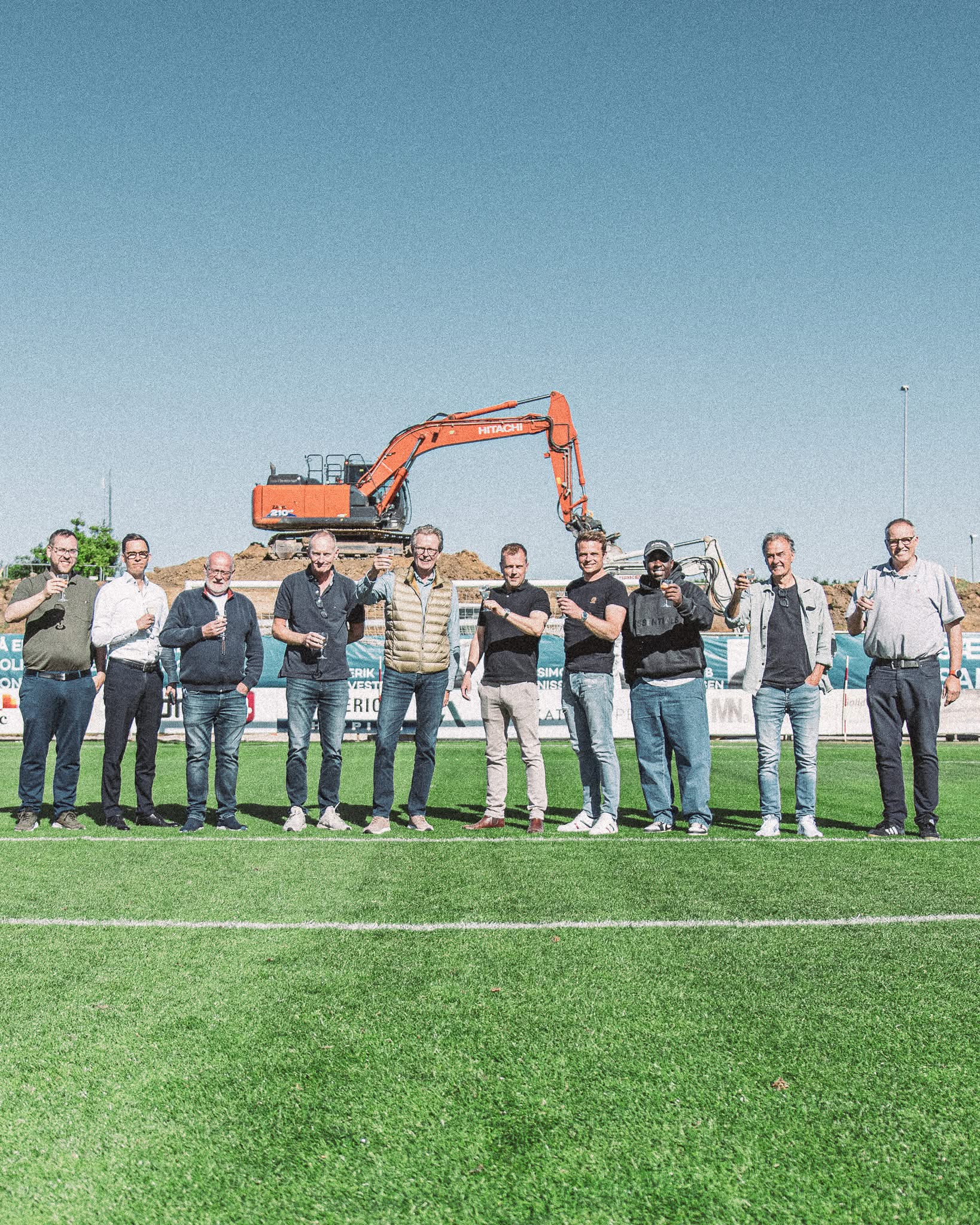 FC Fredericia fejrede Superliga-oprykning med første »spadestik«