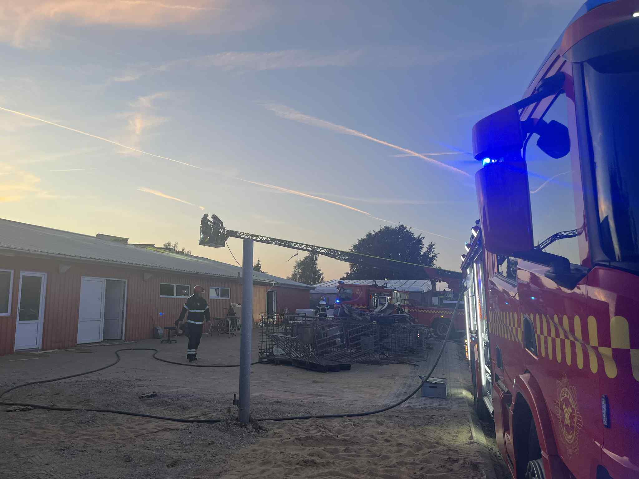 Endnu en brand i Fredericia – brandfolk fik assistance fra Skodborg