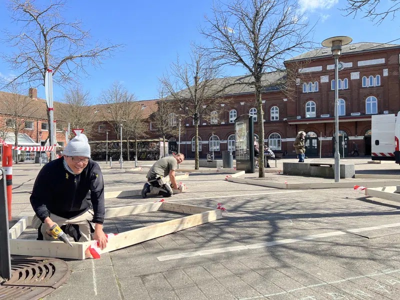 Kolding Banegårdsplads skifter ham: Mød Verdensmålspladsen