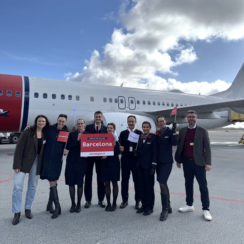 Norwegian udvider markant i Billund med ni nye ruter
